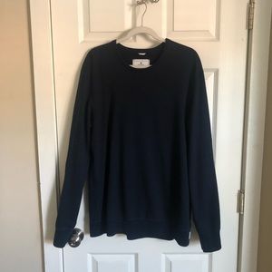 Reigning Champ Midweight Navy Crewneck XL